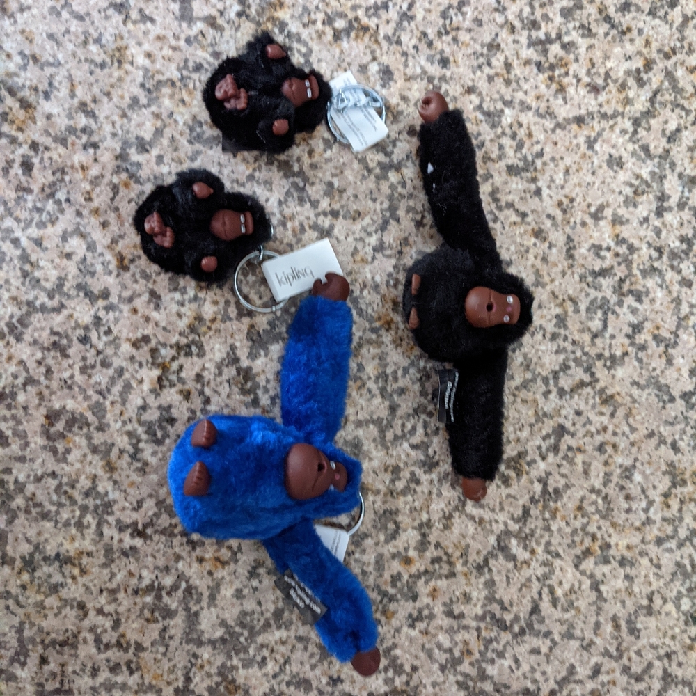 Lot of 4 Kipling Apes/Monkies